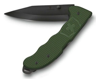 Nůž 1-funkce 136mm Evoke BSH Alox,olive green, kapesní, Victorinox
