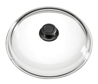 Poklice d26cm, BAF sklo, vč.plast.úchytu