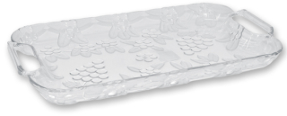 Podnos 28x17cm KRYSTAL, brus, plast
