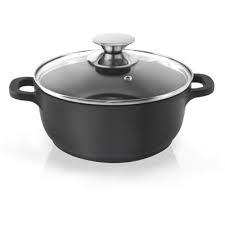 Hrnec d24cm GRANDE+PO sklo, nepřiln.povrch