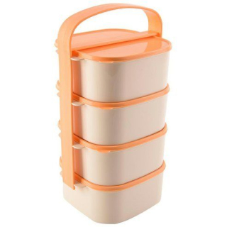 Jídlonosič 4D (4x1,15l) ALMI plus, čtverc., plast