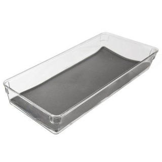 Organizér 40,3x16,2x4,5cm GREY, transp.plast