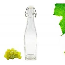 Láhev 0,50l HRANATÁ, patent.uzávěr, sklo