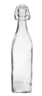 Láhev 0,25l HRANATÁ, patent.uzávěr, sklo