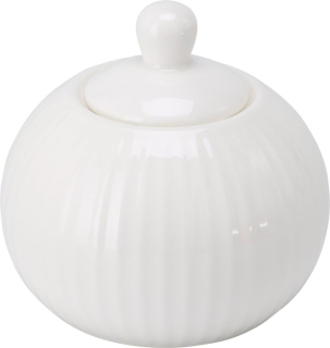Cukřenka d cm, v.11,5 cm, s víčkem, porcelán