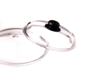 Poklice d20cm sklo, vč. NR úchytu do 250°C, vhodné na BAF