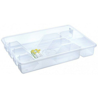 Příborník 34x26x4,5cm, 5přihrádek, transp.plast