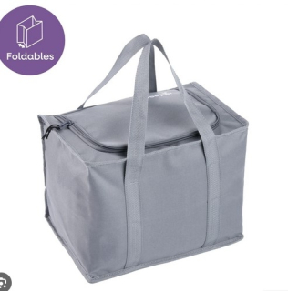 Taška chlad. 20l, JOHANNA L, 34x24,5x26cm, graf.šedá, textil