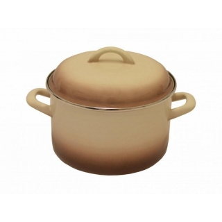 Hrnec+PO d16cm CAPUCCINO, 2,0l, smalt
