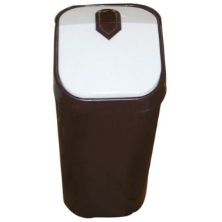 Koš odpadkový 25l šipka-hnědá-26x26x53 výklop  *PO 1.7.