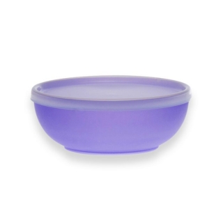 Miska 0,6 l+víčko,matná d140x54mm, plast