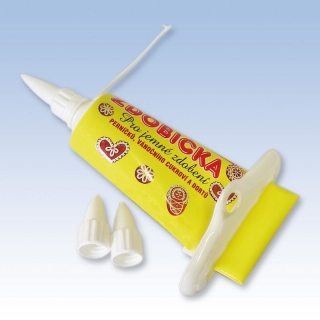 Zdobička- tuba-jemné zdobení+3špičky