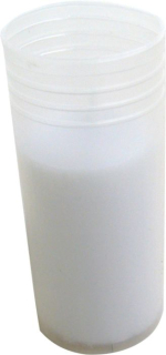 Svíčka  1ks TBL 160g/40hod.,bílá, hřbit.