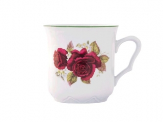 Hrnek 270ml KAREL-RŮŽE, čes.porcelán