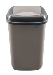 Koš odp.12l QUATRO šedýmocca,rovný výklop