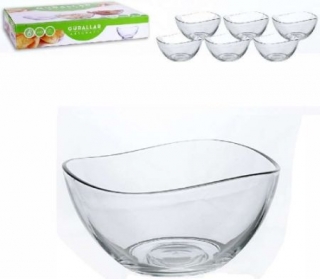 Miska 220ml, 6ks, VIRA, komp., sklo 5,2x10,4