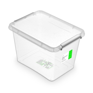 Antibakteriální box 19,0 l 39x29x26cm, transp.plast