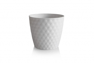 Obal d36cm RUBY bílý matný, plast