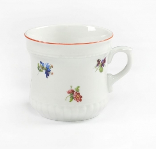Hrnek 370ml PERL.VELKÝ-RAK.HÁZENKA, čes.porcelán