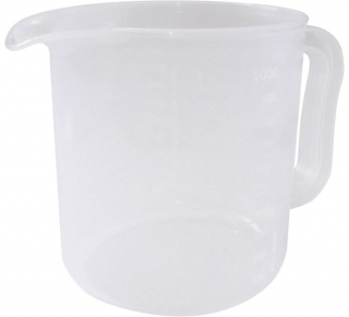 Odměrka 1l PP mouka, cukr, mléčná,plast
