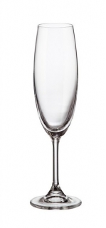 Sklenice na šampaňské 220ml, KLARA/SYLVIA (6ks)