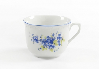Hrnek 270ml R -POMNĚNKY modré, čes.porcelán