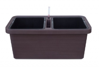 Truhlík DUO čoko 78x39x35cm BERBERIS samozavl.
