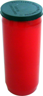 Svíčka  1ks OL4 220g, olej.velká,červená, hřbitovní