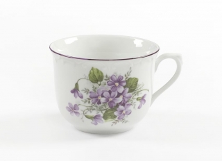 Hrnek 270ml R -FIALKY 8354 V1+V3, čes.porcelán