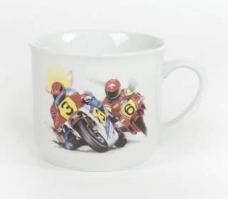 Hrnek 650ml VAŘÁK-MOTORKY, čes.porc.