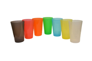 Kelímek 500ml VM, MIX BAREV, plast
