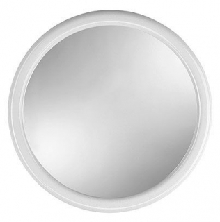 Zrcadlo d40cm KUBA, bílé