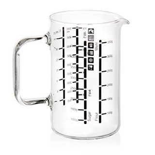 Odměrka 0,5l sklo,stupnice SIMAX