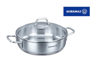 Rendlík d24+PO skl. PERLA, 3,0l, v.6,5cm, indukce, 2ucha,nerezový