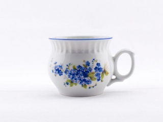 Hrnek 290ml DARUME-POMNĚNKY modrá, čes.porcelán