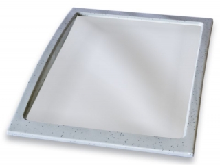 Zrcadlo 28,0x22,0cm obdélník plast.rám