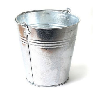 Vědro 10l-pozinkovaný plech
