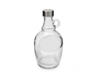 Láhev 1,5l SOUDEK ucho, kov.uzávěr, sklo