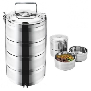 Jídlonosič 4D (4x1,1l) TERMO, d16, nerezový