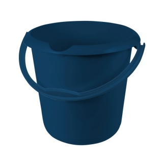 Vědro 10l s výlevkou ECO modrá, d30x28cm, plast