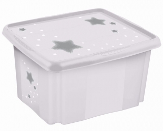 Box 15,0 l kosm.bílý, 38x28,5x20,5cm, plast