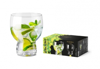 Sklen. 630ml, 6ks, BOHEMIA PR. GIN TONIC
