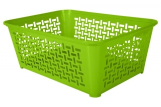 Košík DOMINO 3, 30x20x11,1cm,plast