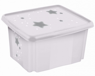 Box 45,0 l kosm.bílý, 55,5x40x30cm, plast