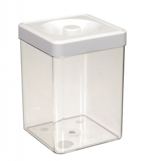 Dóza 1,50l 11,0x11,0x16,0cm, čtverc., plast