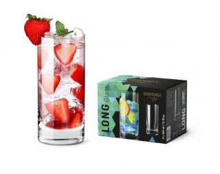 Sklen. 390ml, 6ks, BOHEMIA PR. LONG DRINK