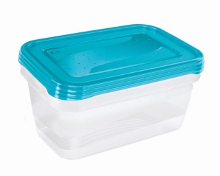 Box-sada 3ks, 1,25l FREDO, 20,5x15,5x6,5cm, plast