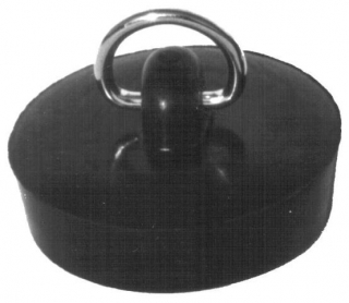 Zátka vana d46 černá bal.