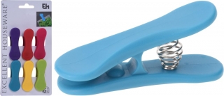Skřipec 6ks MAXI 6,5cm, na sáčky, plast