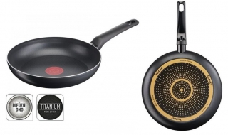 Pánev d30 SIMPLE COOK, titan, černá, TEFAL